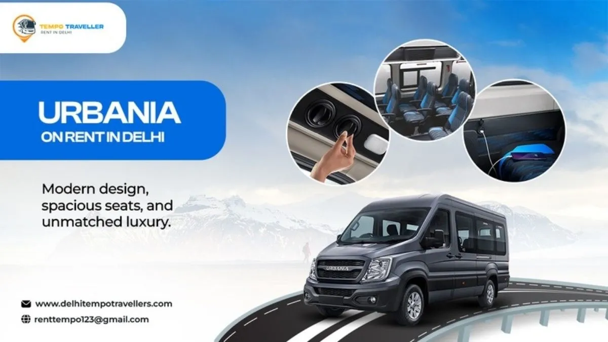 Features of Urbania Van on Rent for Wedding