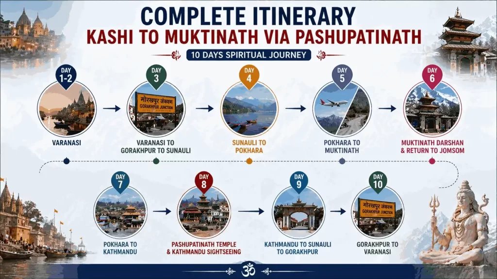 Muktinath via Pashupatinath