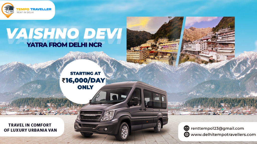 Urbania Tempo Traveller cost for Vaishno Devi