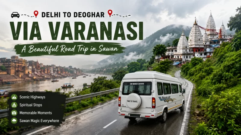 Delhi to Deoghar via Varanasi- A Beautiful Road Trip in Sawan