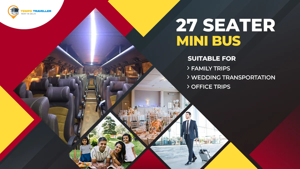27 Seater Mini Bus hire in Delhi