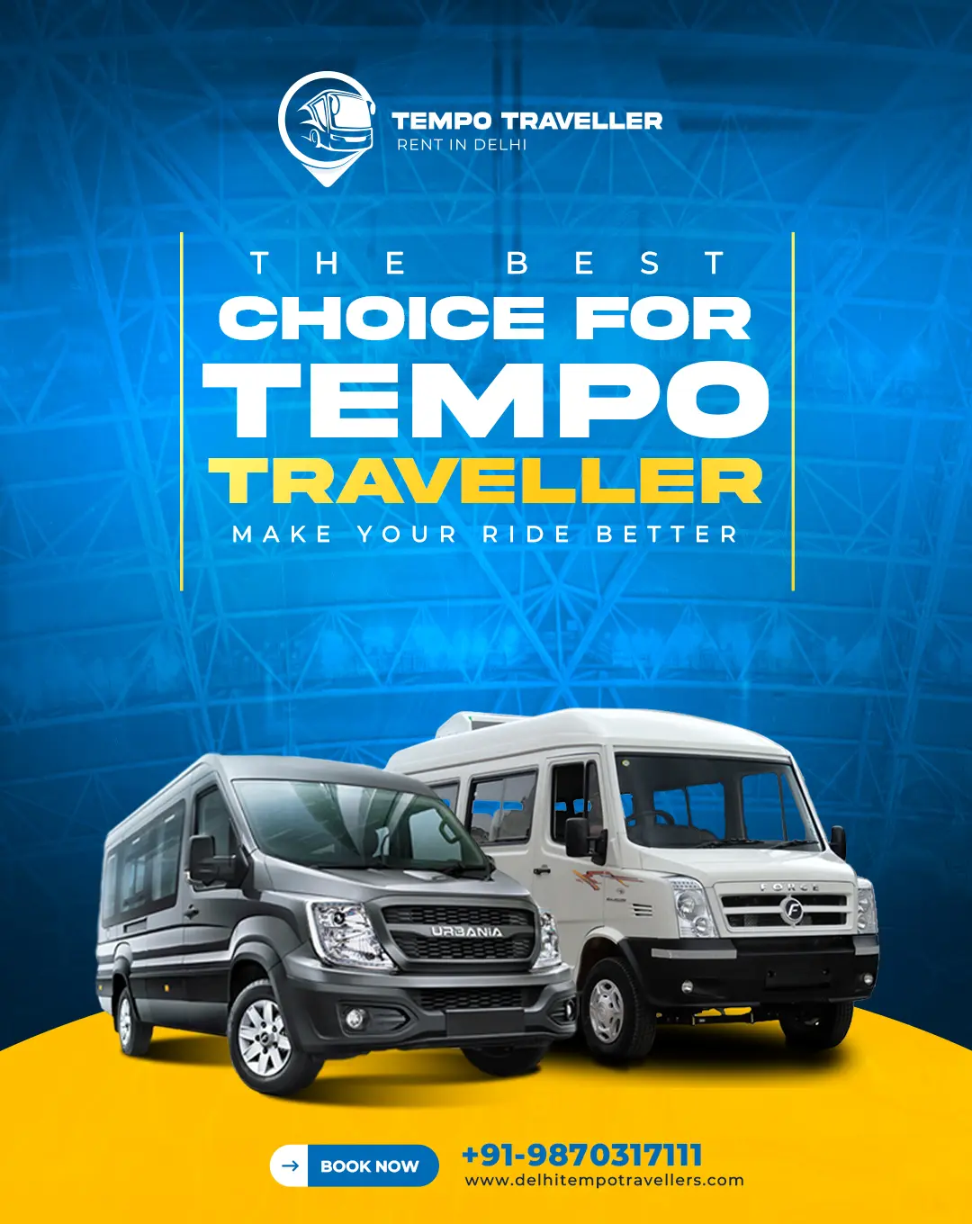 Find the Best for Tempo Traveller Rent